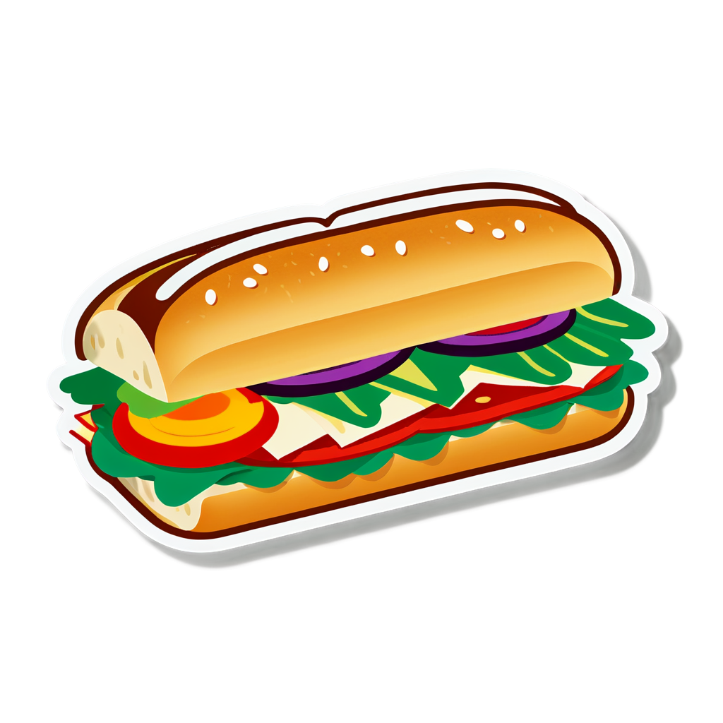 Sandwich Sticker Collection