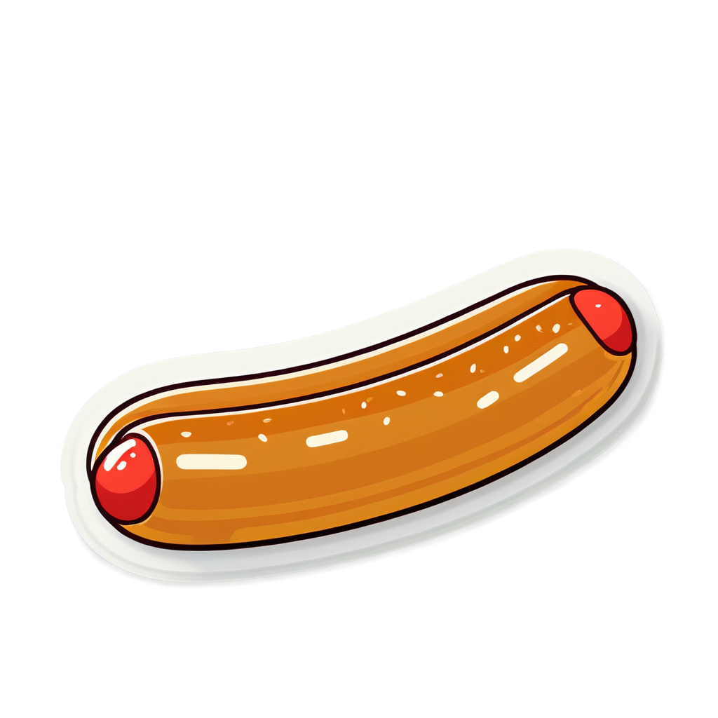 Cute Sausage Sticker