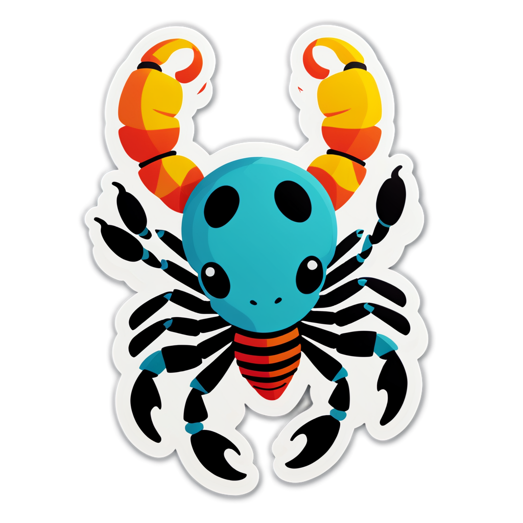 Cute Scorpio Sticker