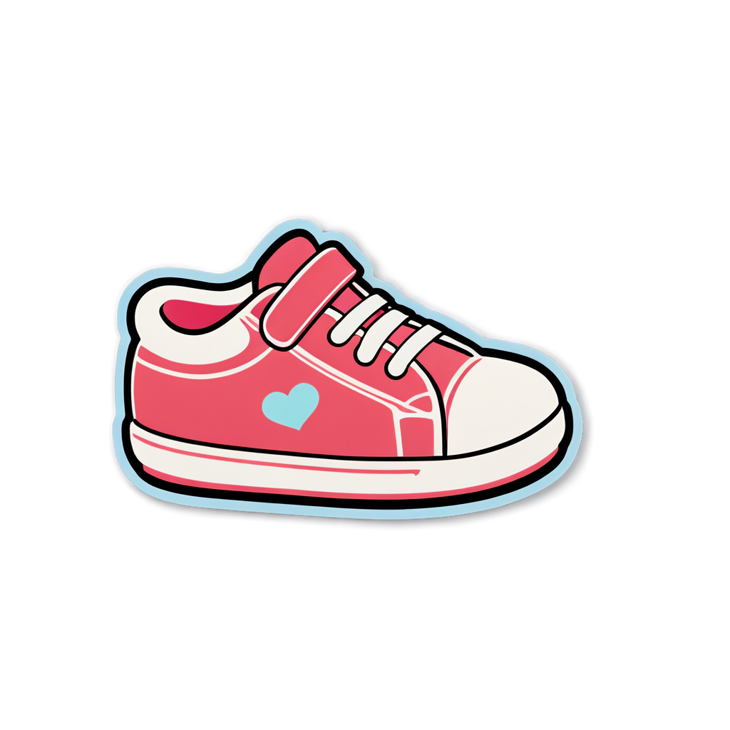 Cute Shoes Sticker