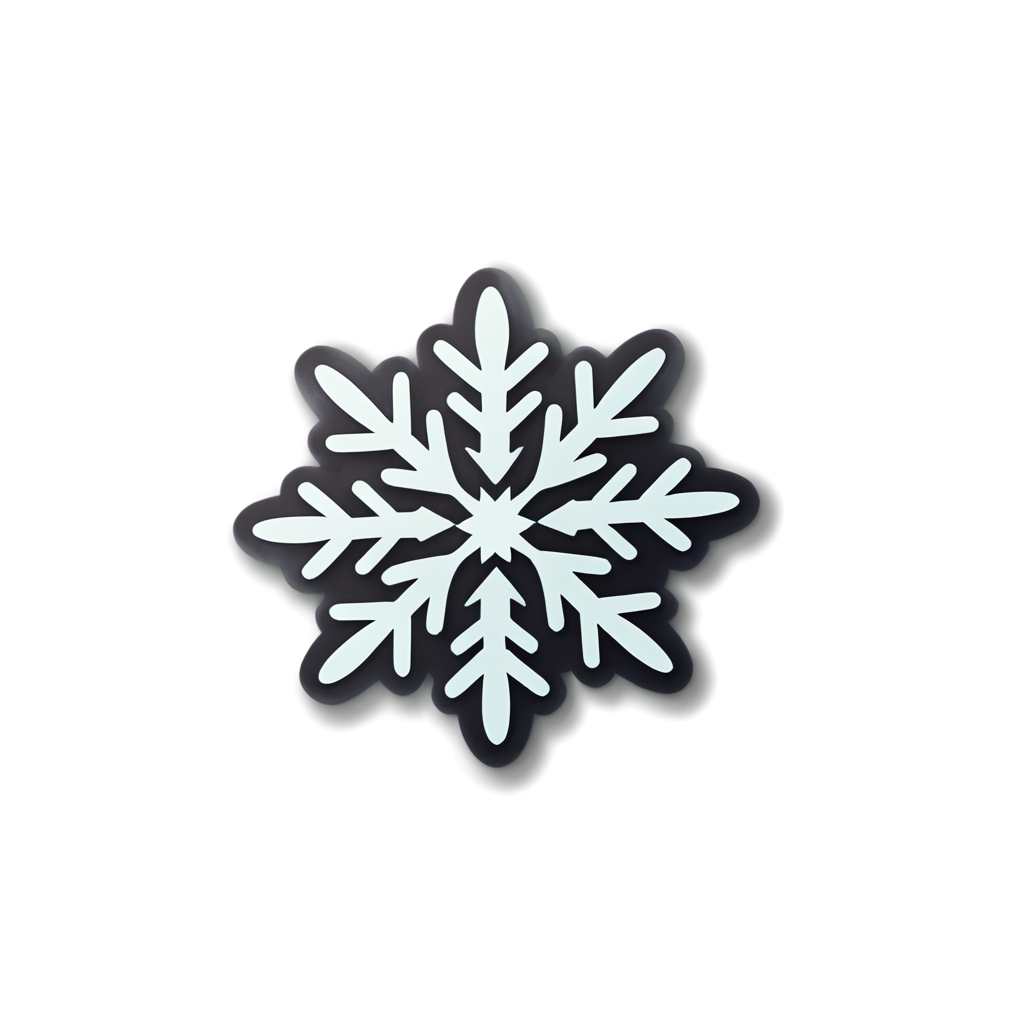 Cute Snowflake Sticker