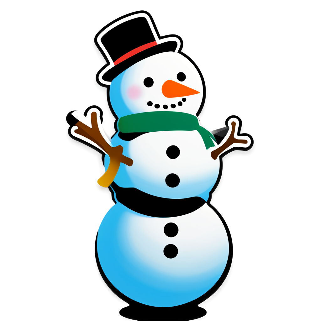 Snowman Sticker Kit