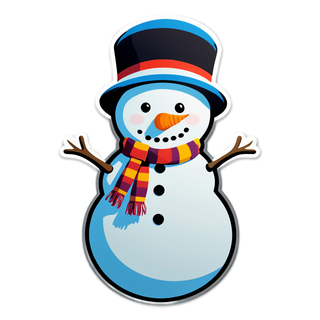 Snowman Sticker Kit