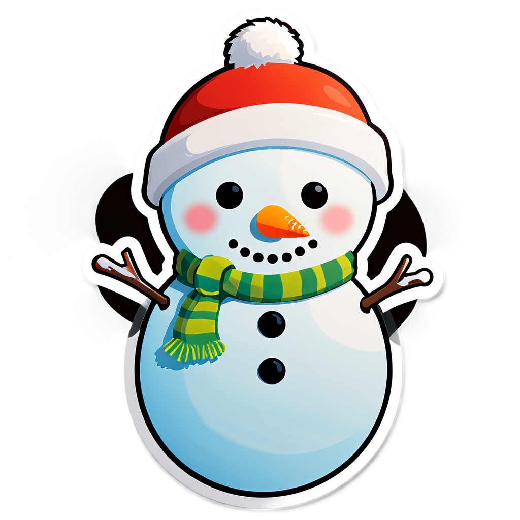 Snowman Sticker Ideas