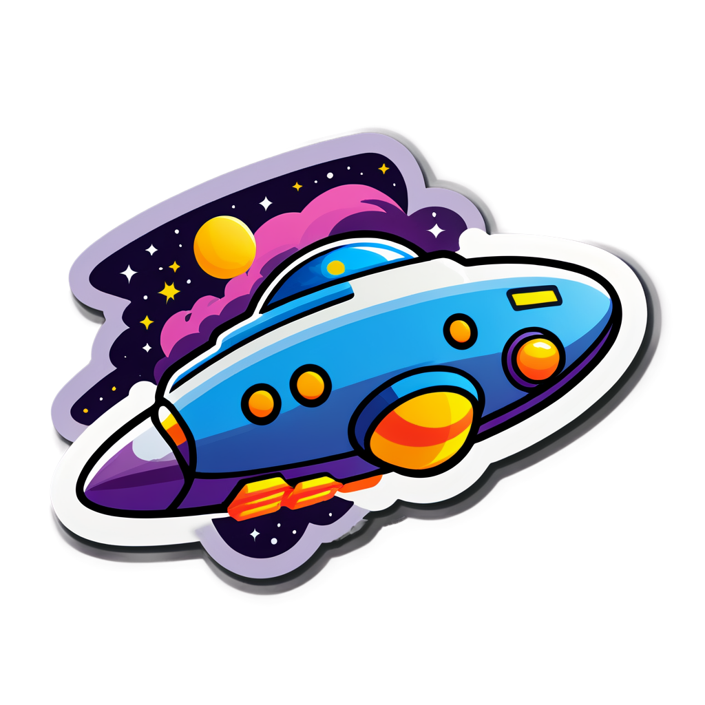 Spaceship Sticker Collection