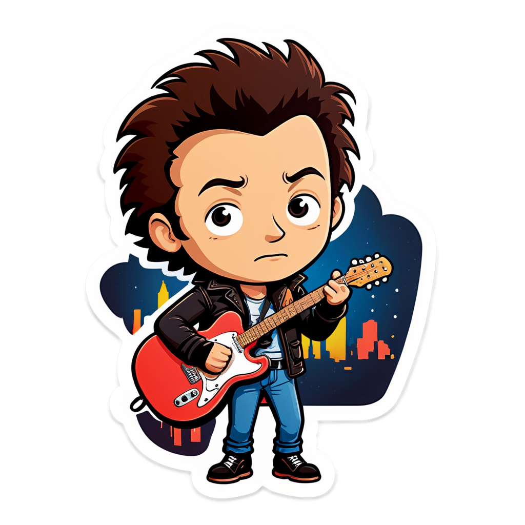 Cute Springsteen Sticker