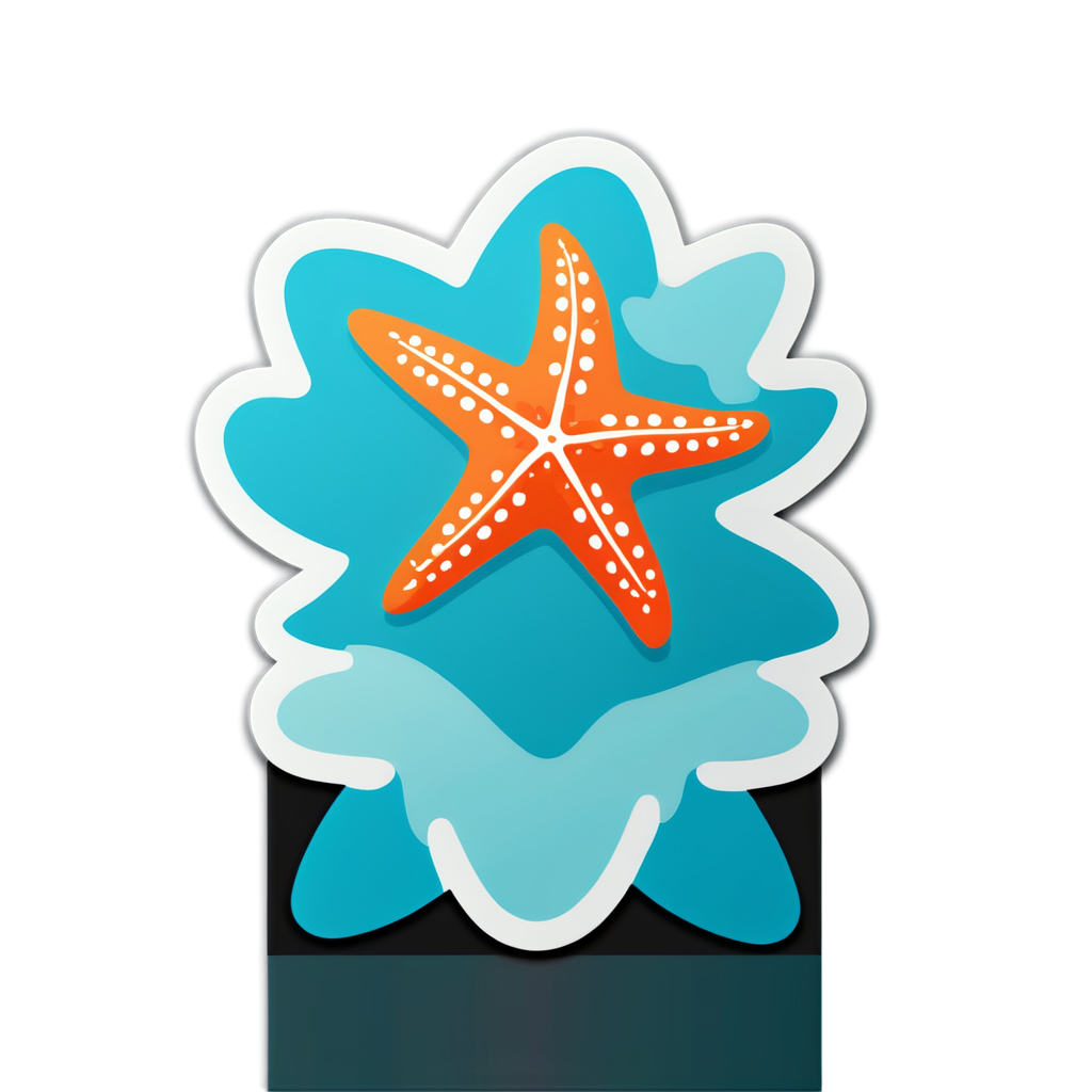 Cute Starfish Sticker