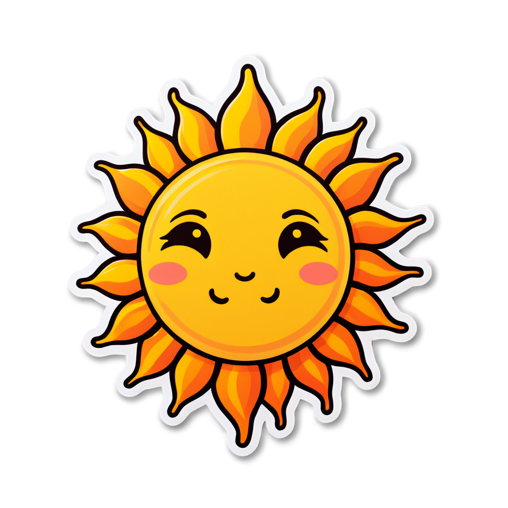Sun Sticker Ideas