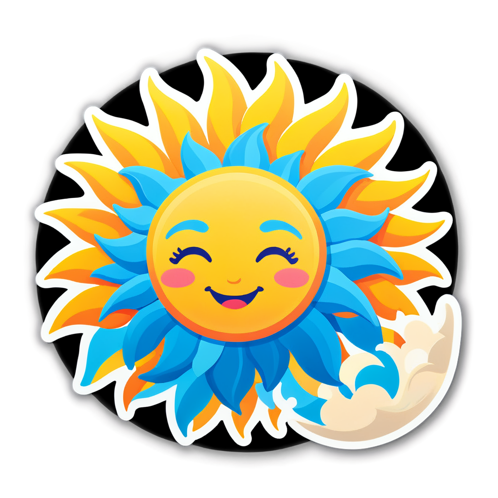 Cute Sun Sticker