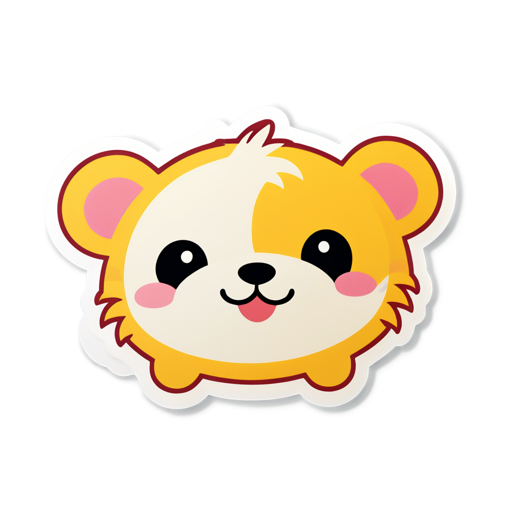 Cute Tarjeta Sticker