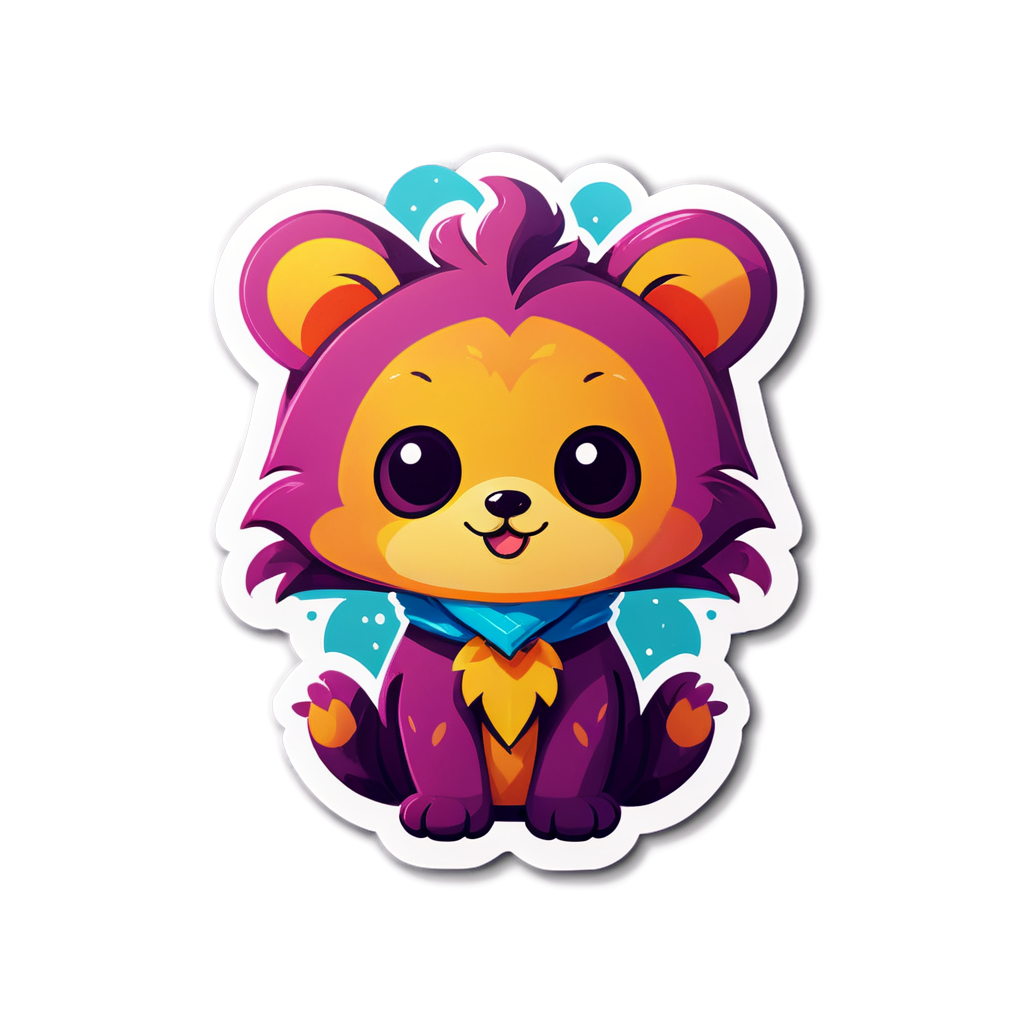 Cute Tarjeta Sticker