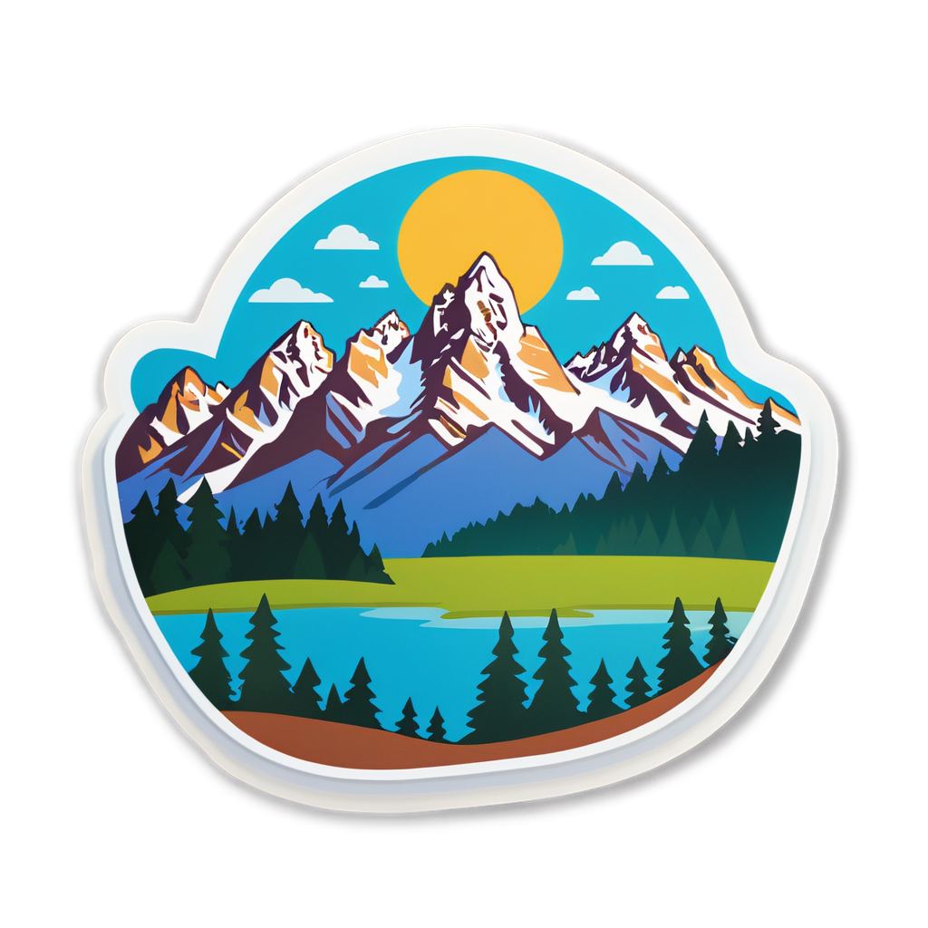 Cute Teton Sticker