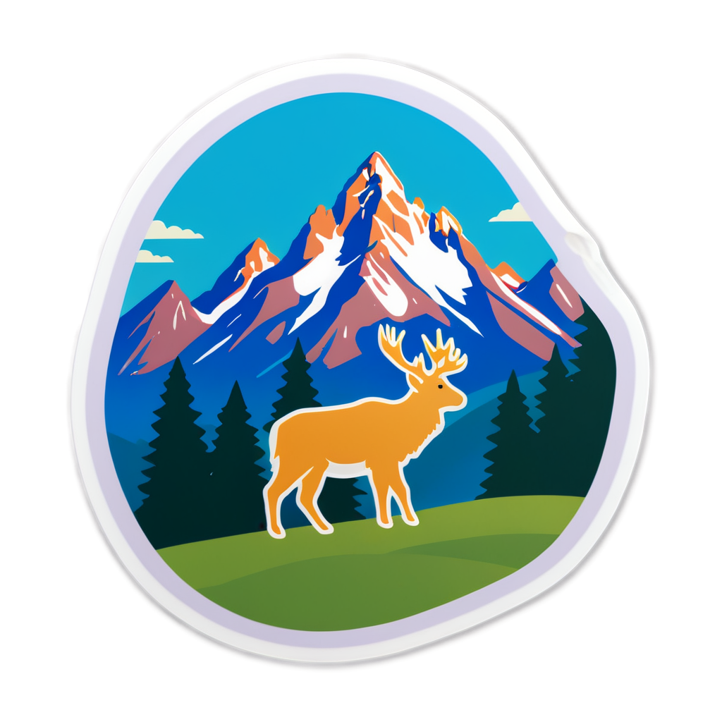 Cute Teton Sticker