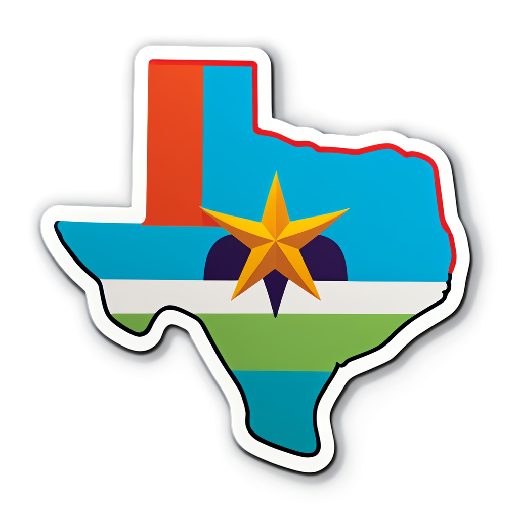 Cute Texas Sticker