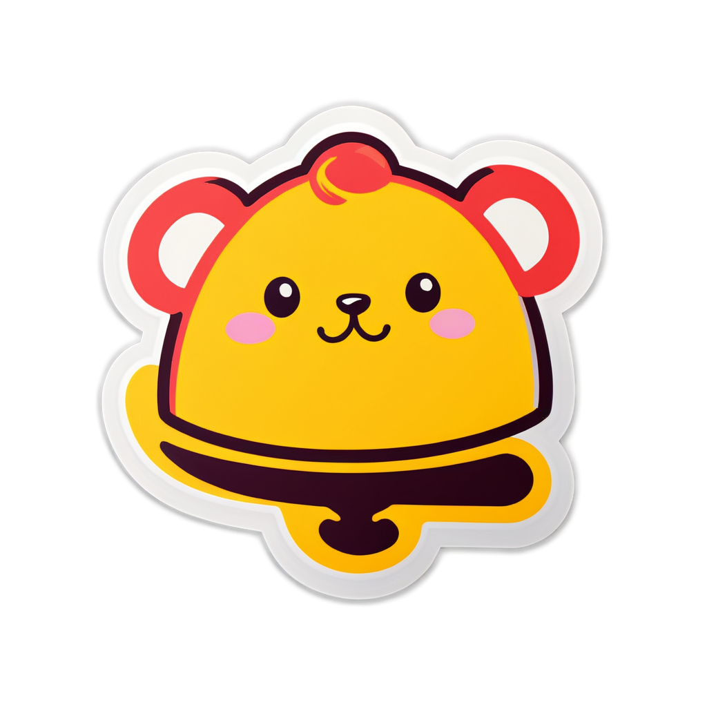 Cute Tobogan Sticker