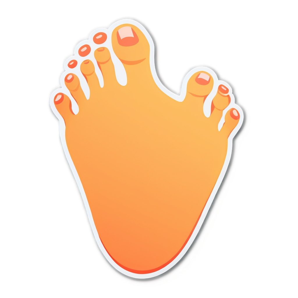 Toe Sticker Ideas