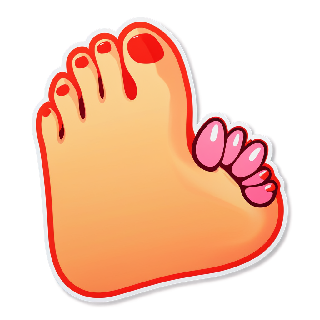 Toe Sticker Ideas