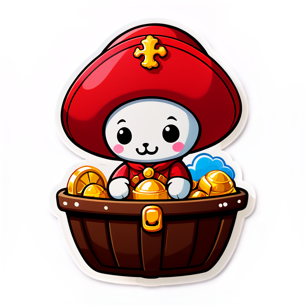 Cute Treasure Sticker