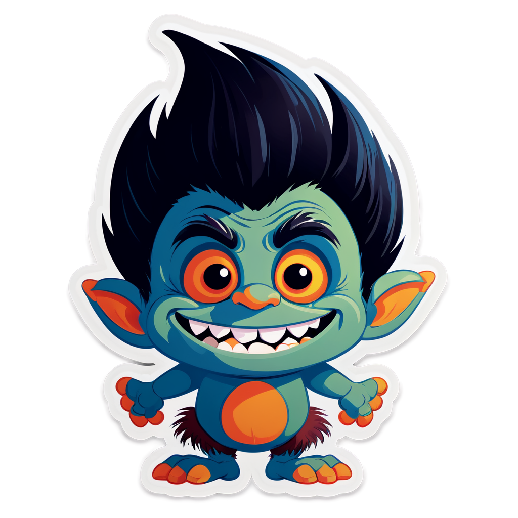 Cute Troll Sticker