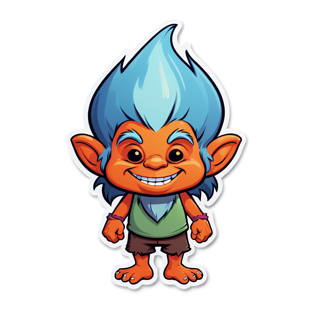 Cute Troll Sticker