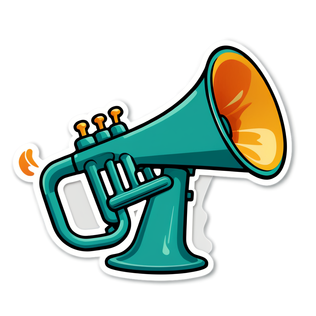 Trumpet Sticker Ideas