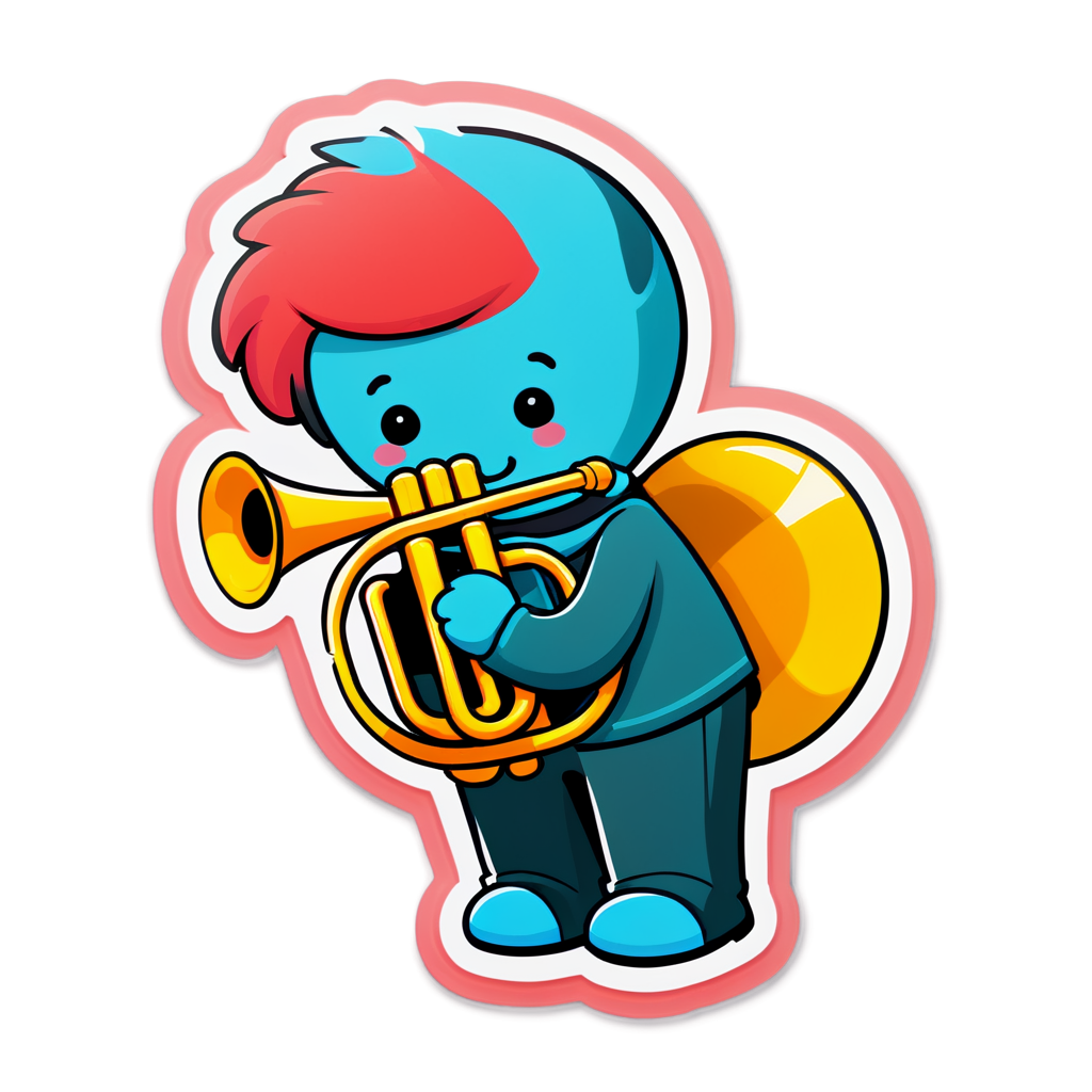 Trumpet Sticker Ideas