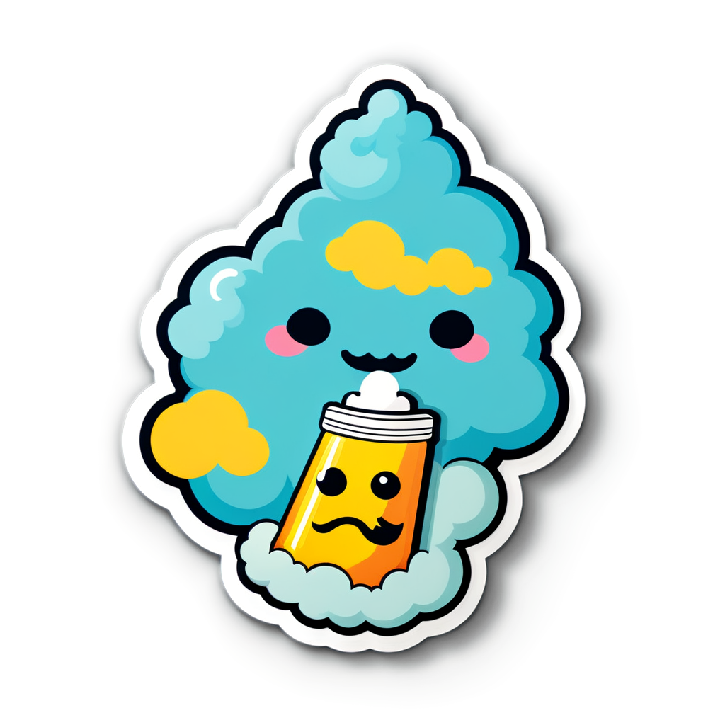 Cute Vape Sticker