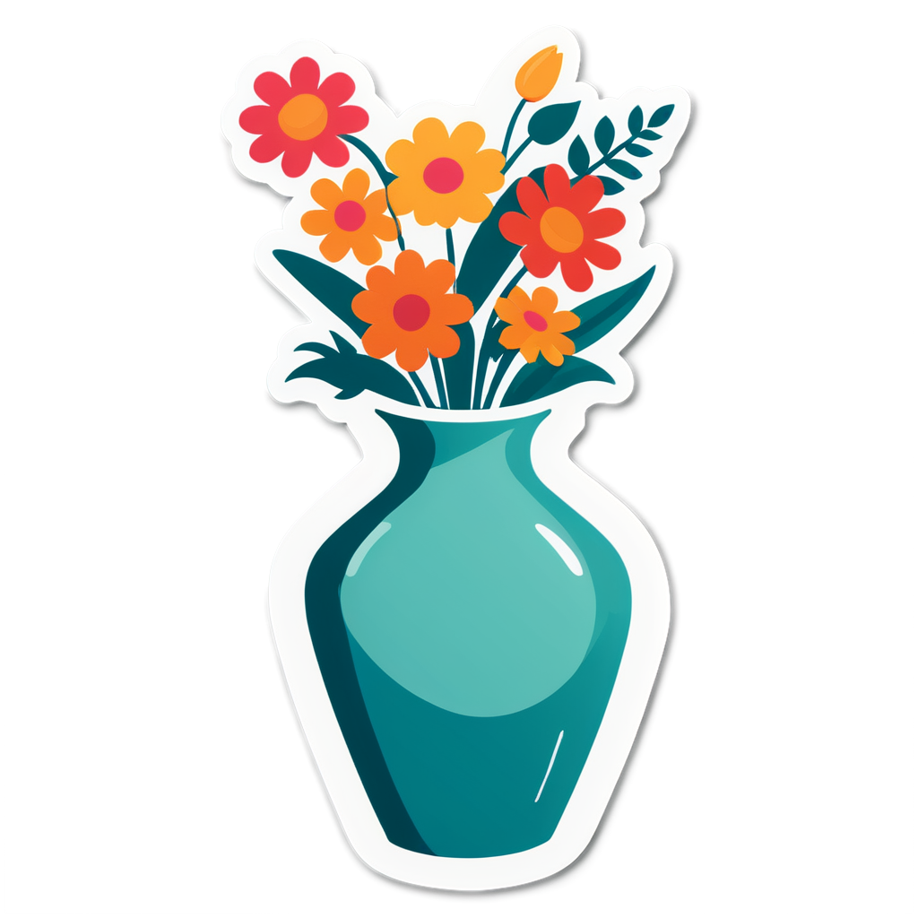 Vase Sticker Collection