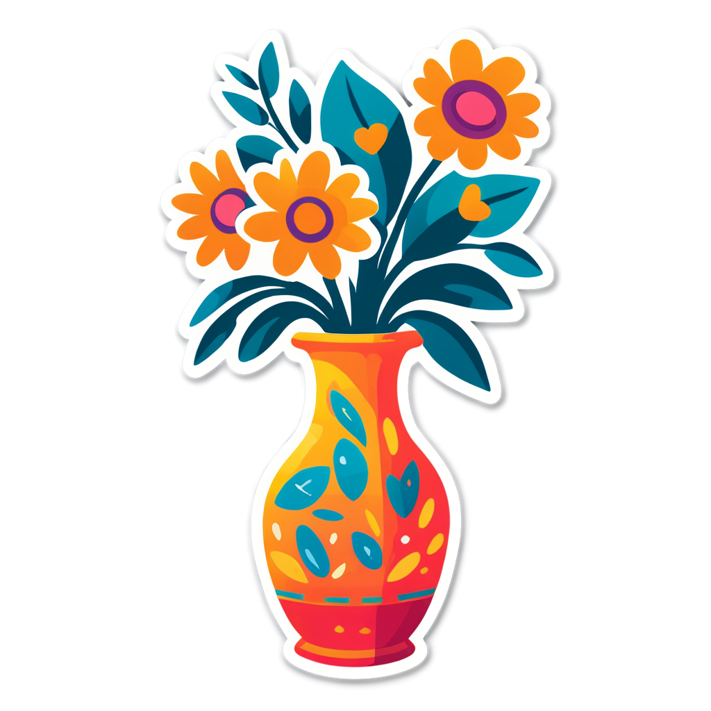 Vase Sticker Collection