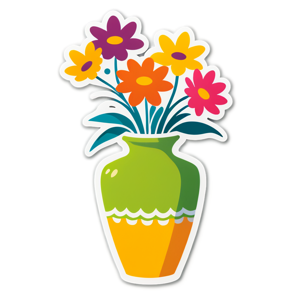 Vase Sticker Kit