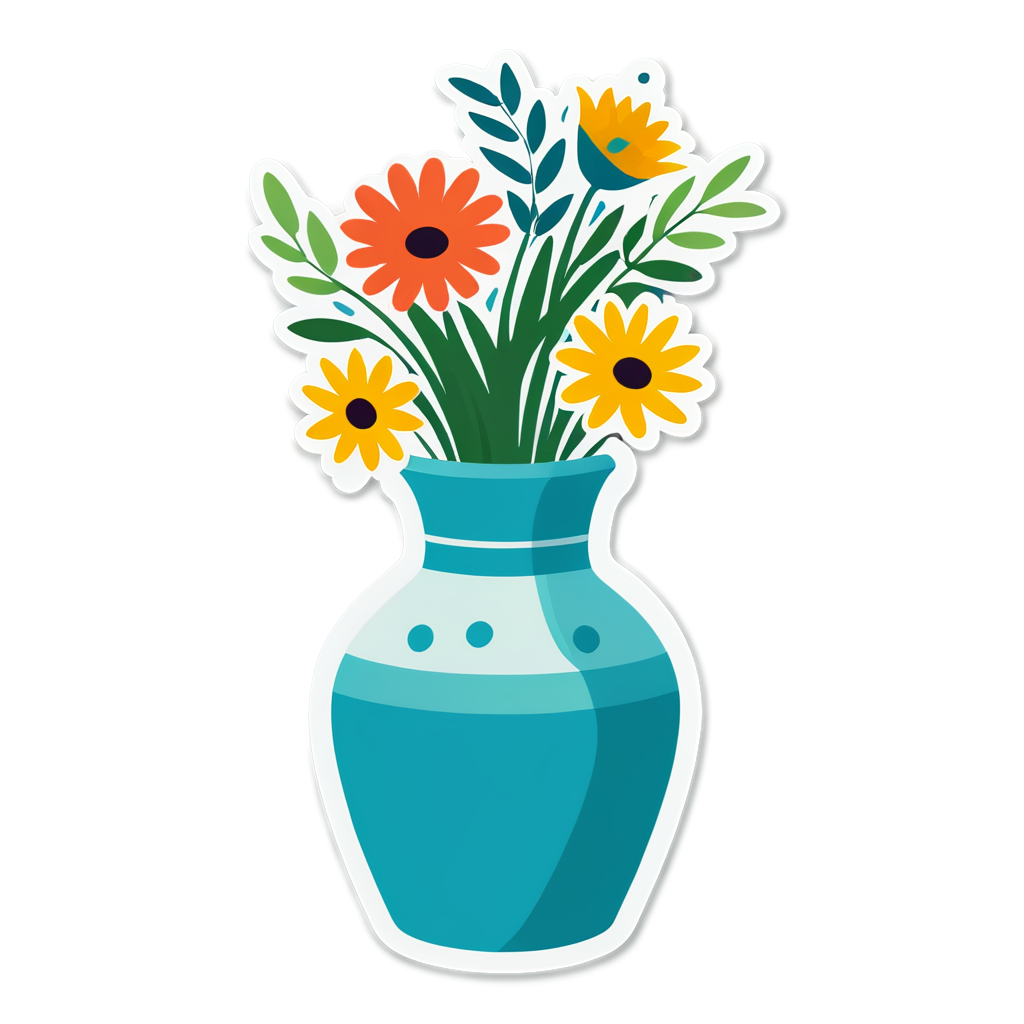 Vase Sticker Kit