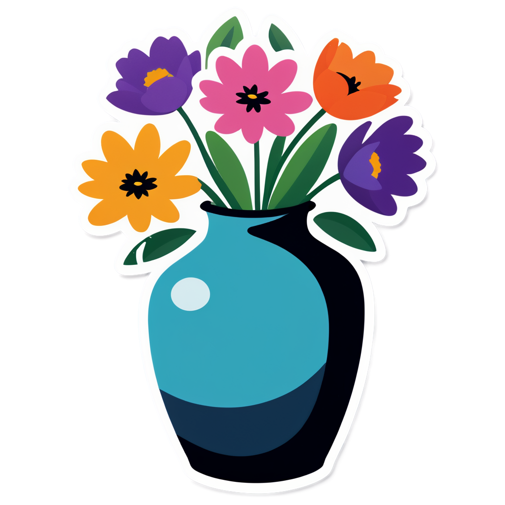 Vase Sticker Kit