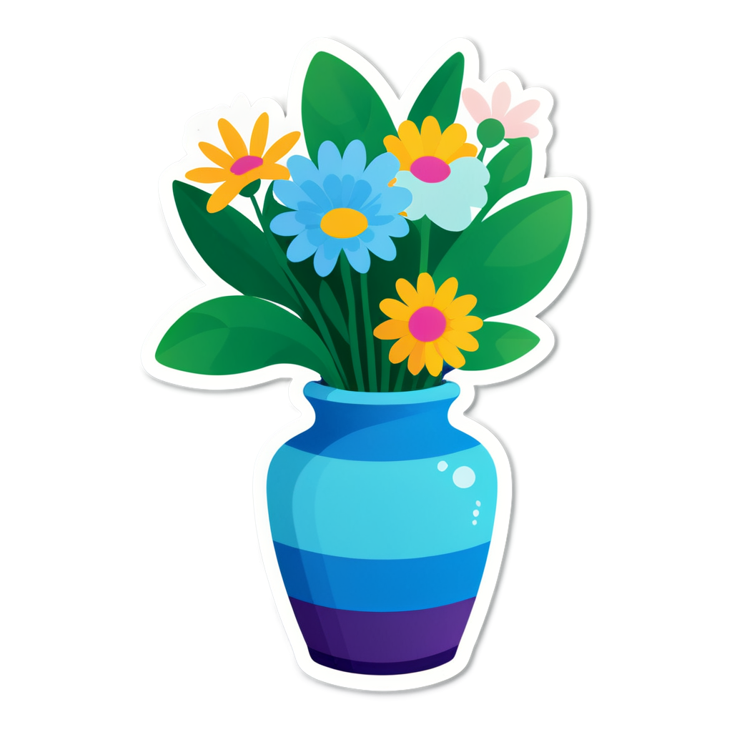 Vase Sticker Ideas