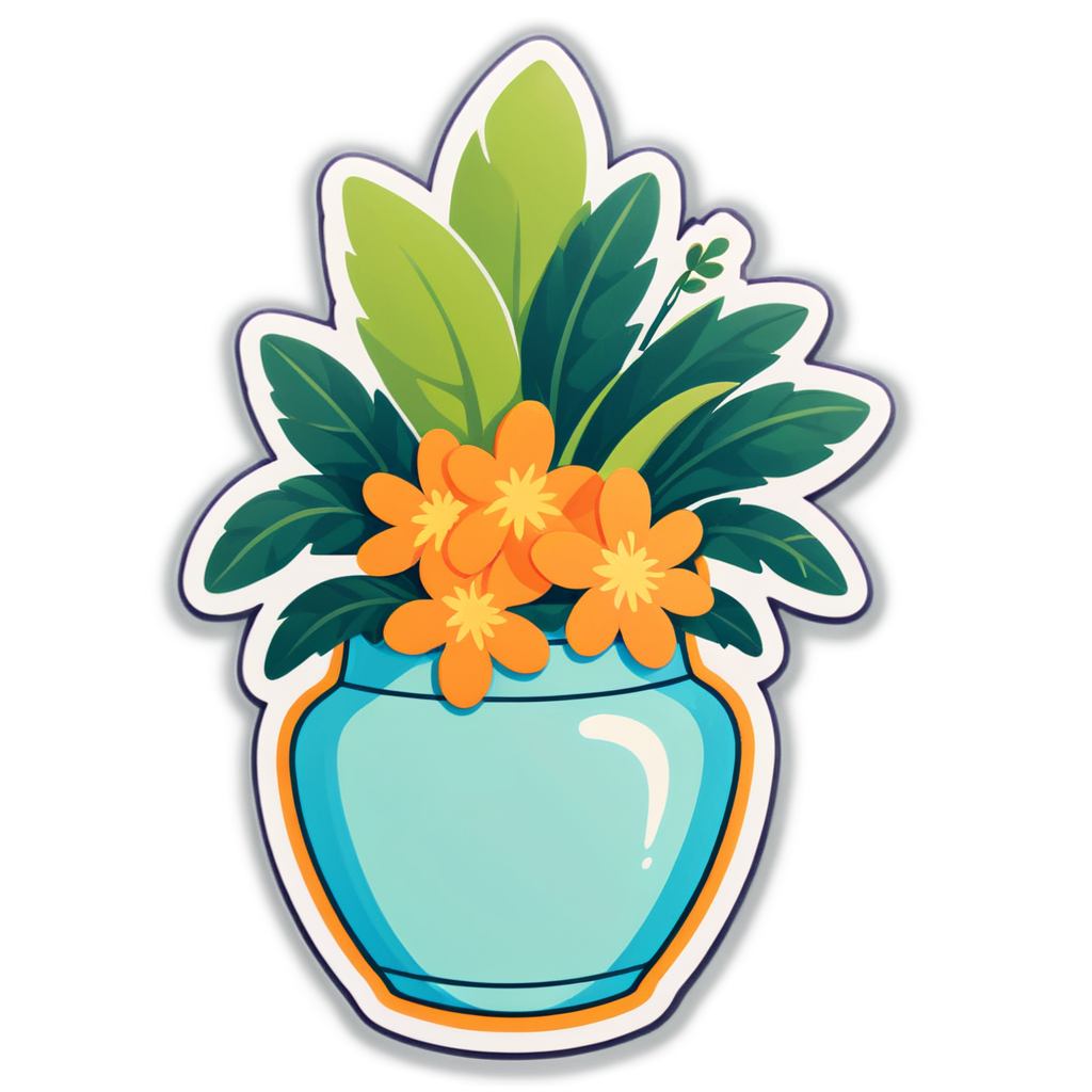 Vase Sticker Ideas