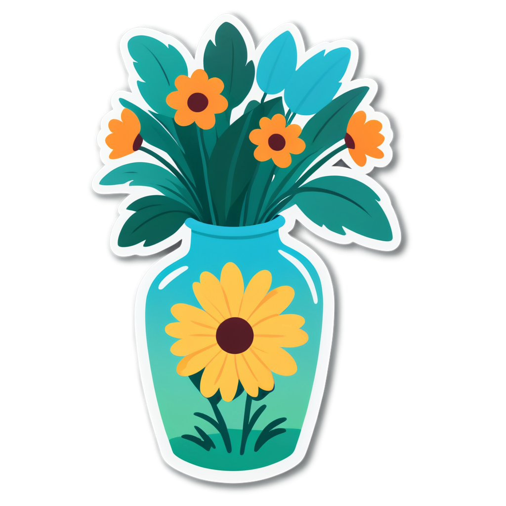 Vase Sticker Ideas