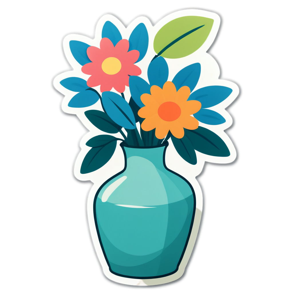 Vase Sticker Ideas