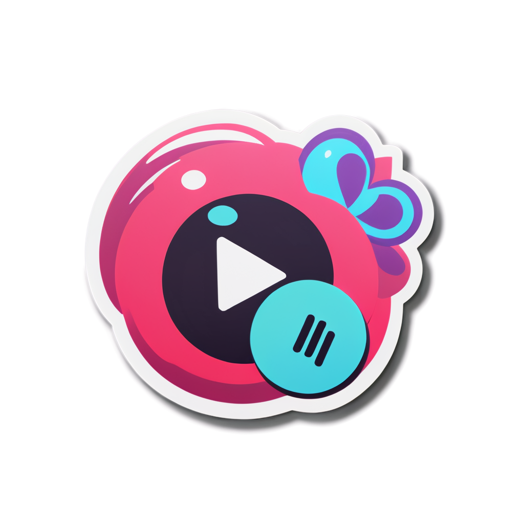 Cute Video Sticker