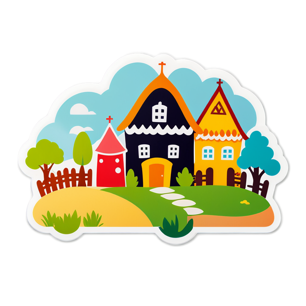 Village Sticker Ideas