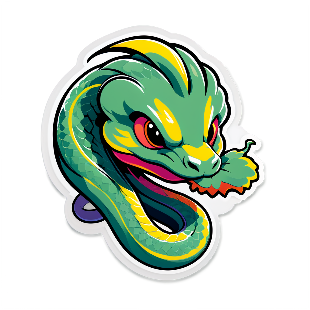 Cute Viper Sticker