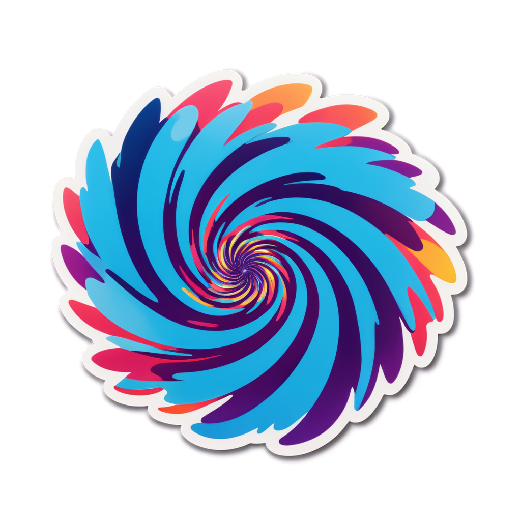 Cute Vortex Sticker