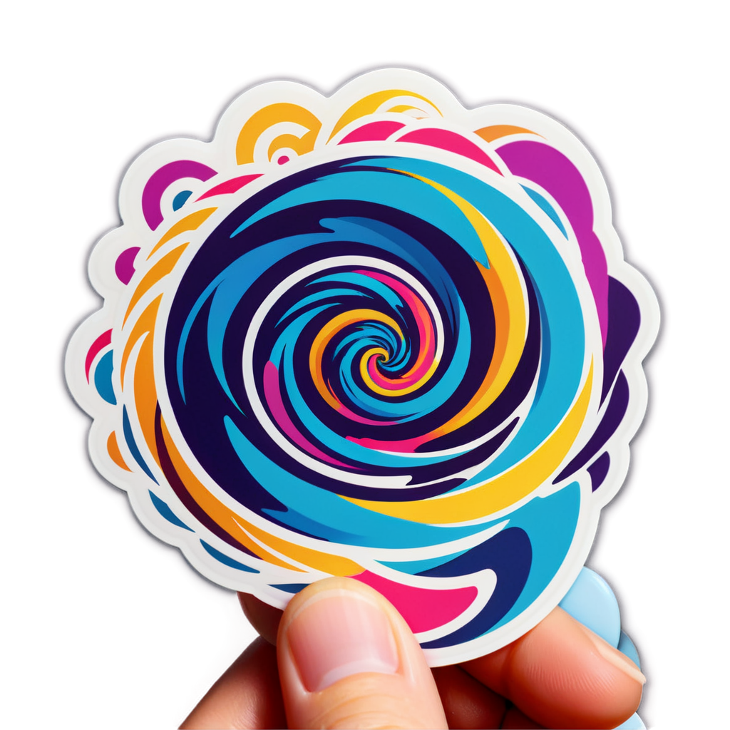 Cute Vortex Sticker