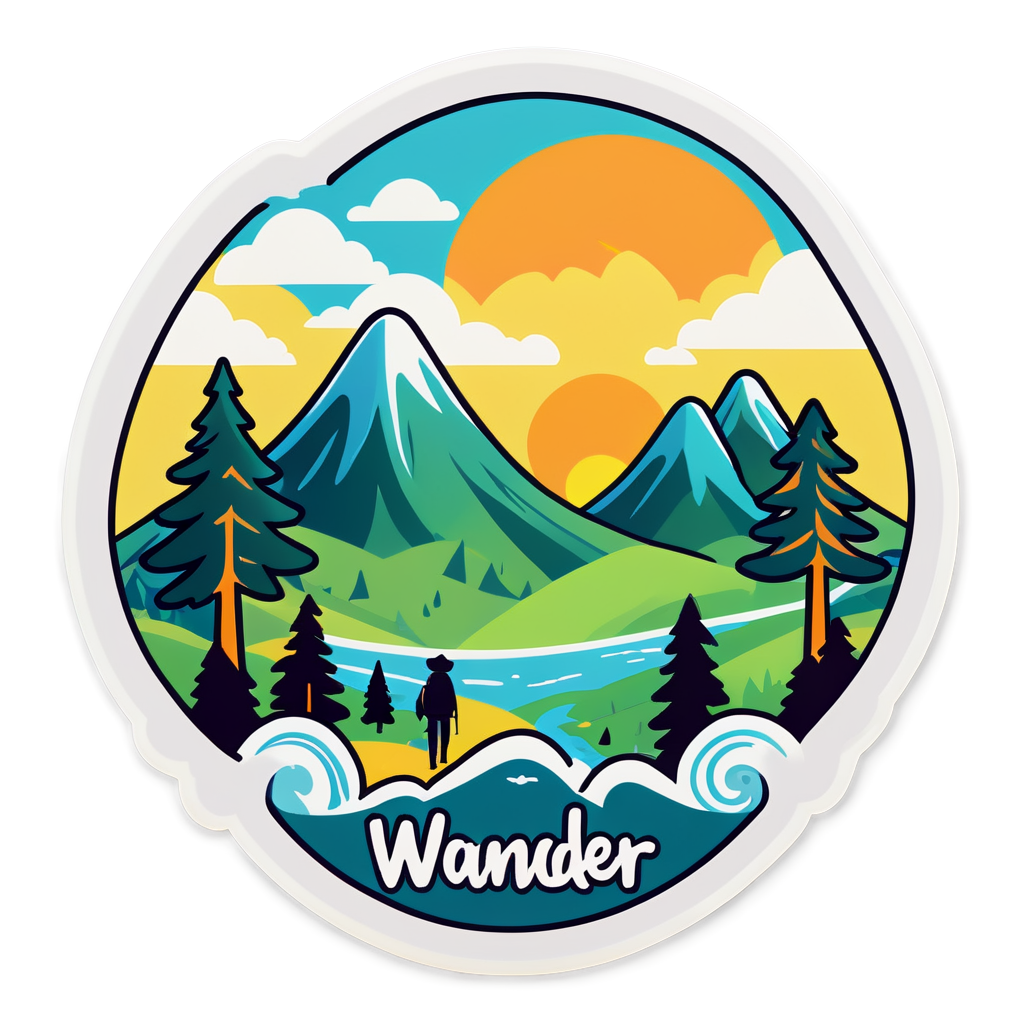 Cute Wander Sticker