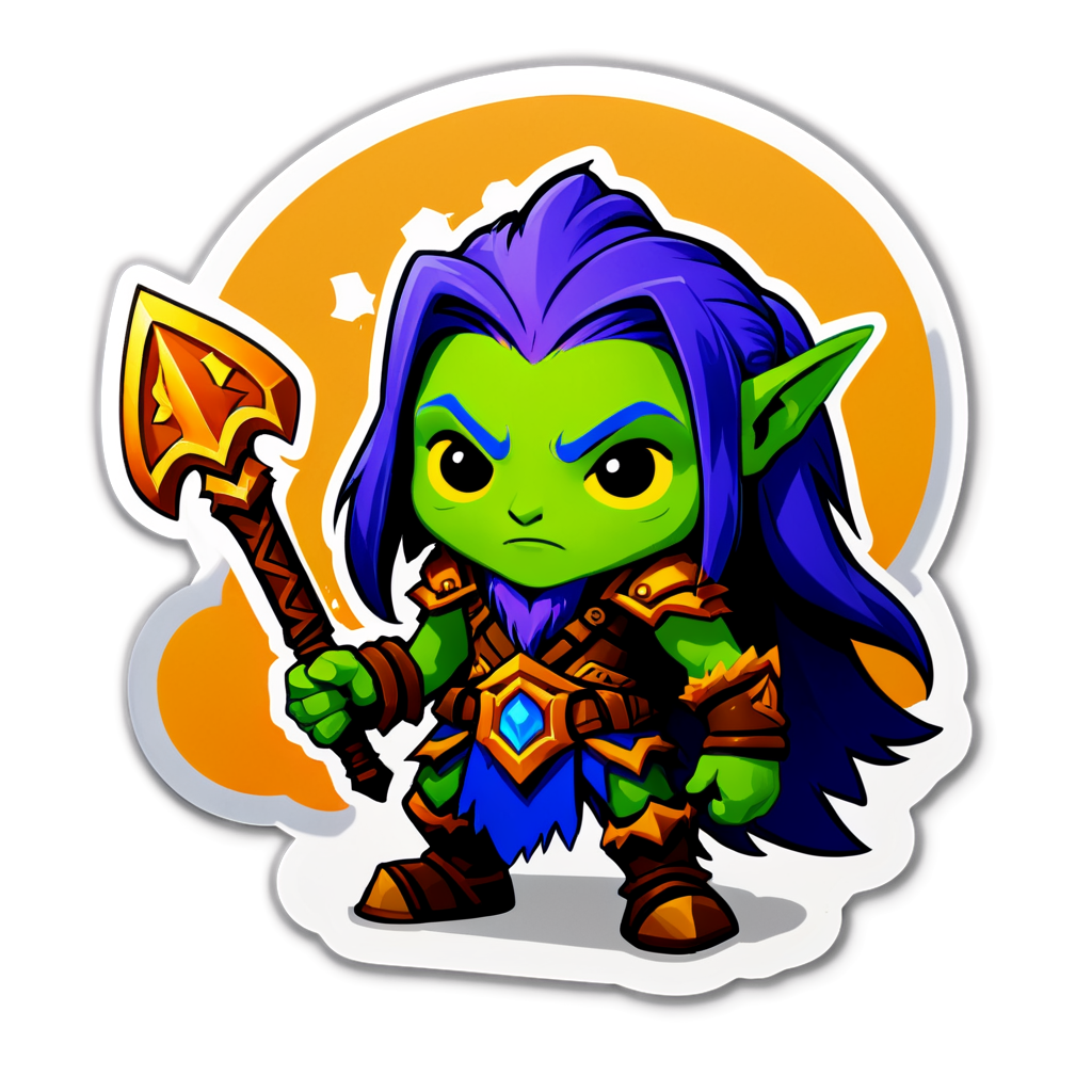 Cute Warcraft Sticker