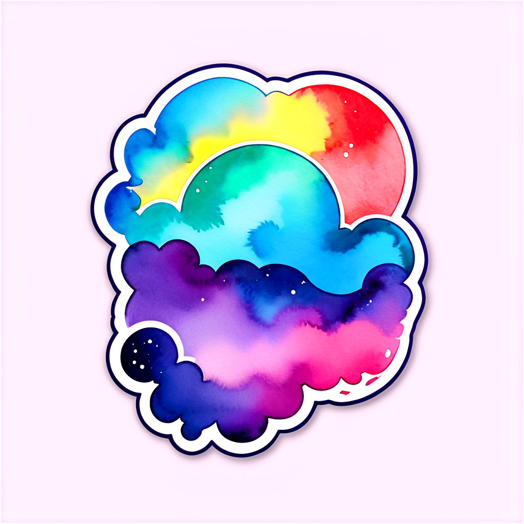Watercolor Sticker Collection