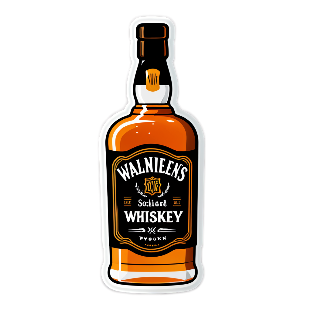 Whiskey Sticker Collection