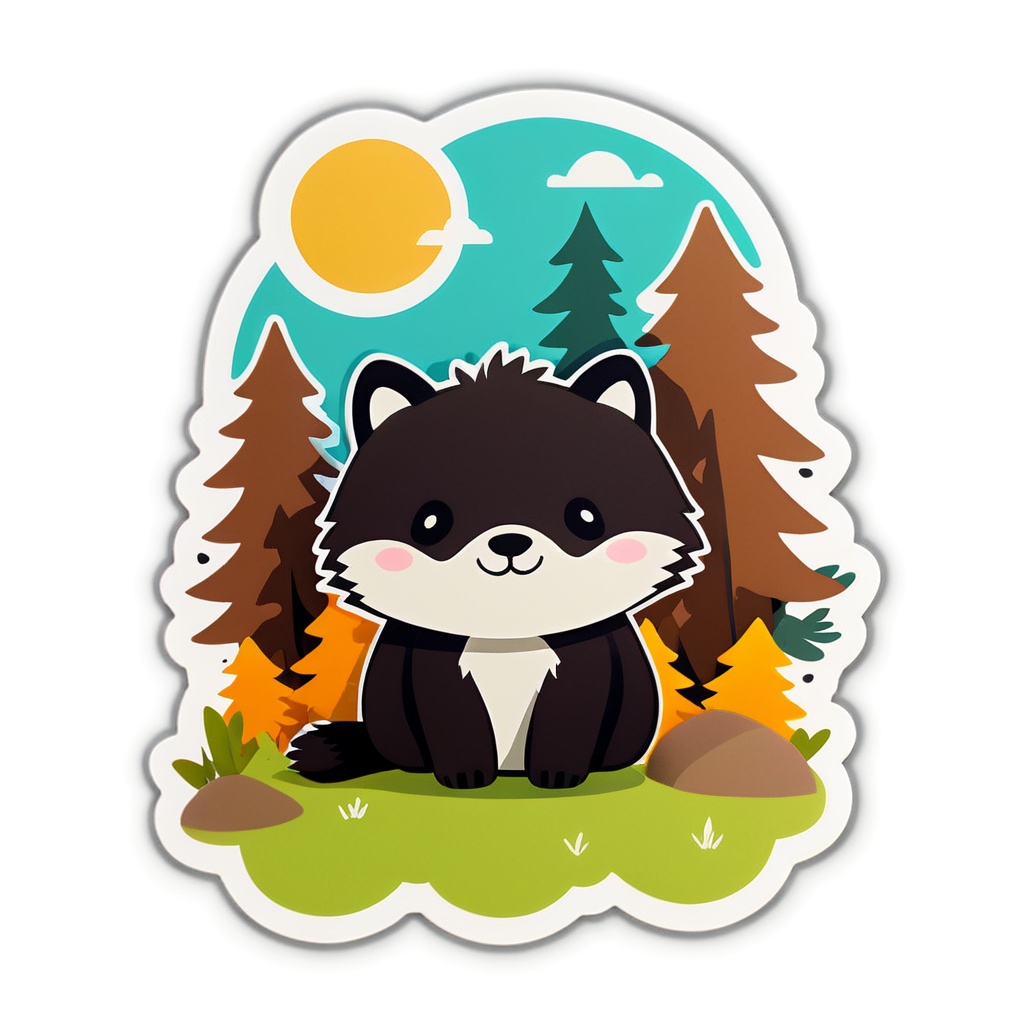 Cute Wilderness Sticker