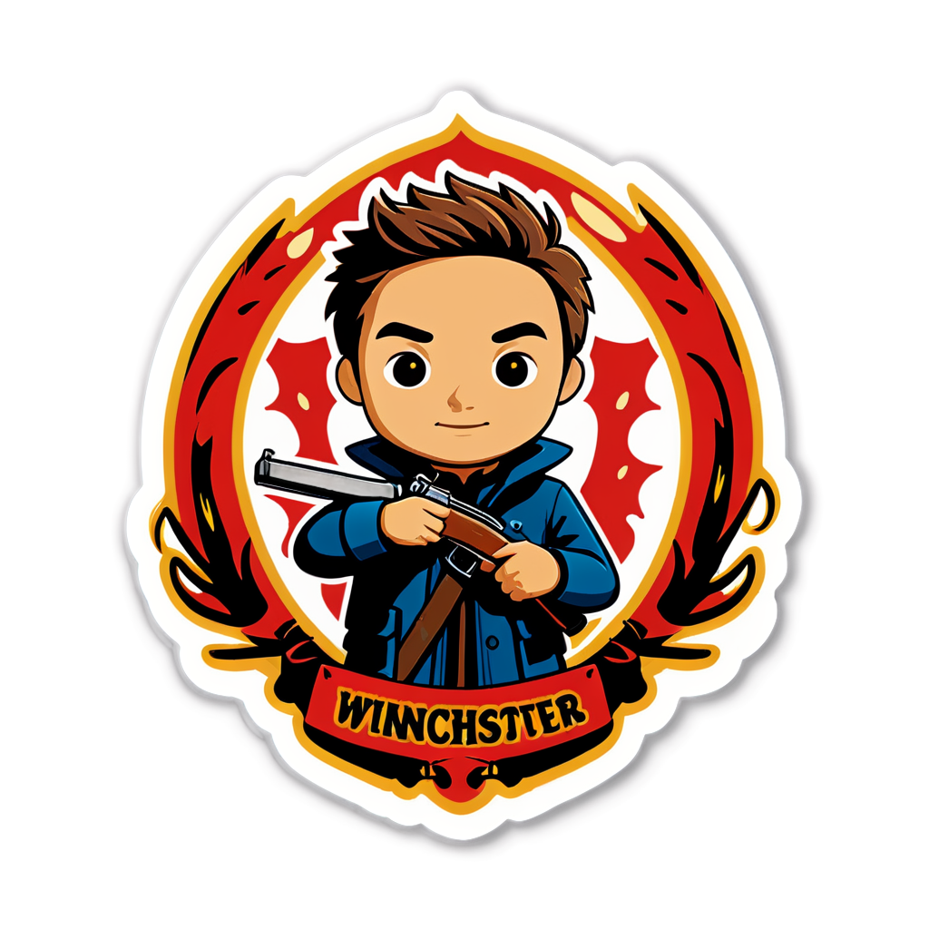 Cute Winchester Sticker