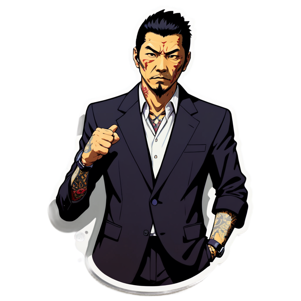 Yakuza Sticker Collection