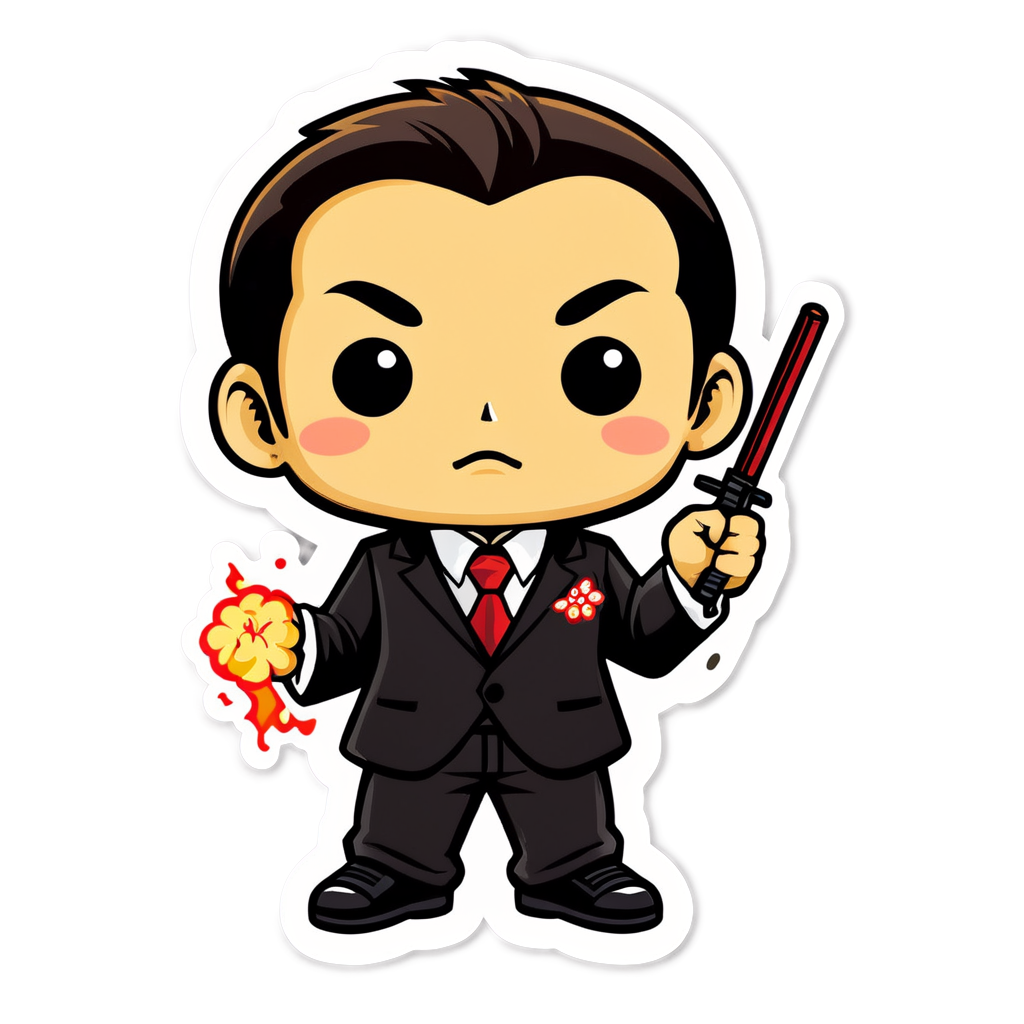 Cute Yakuza Sticker