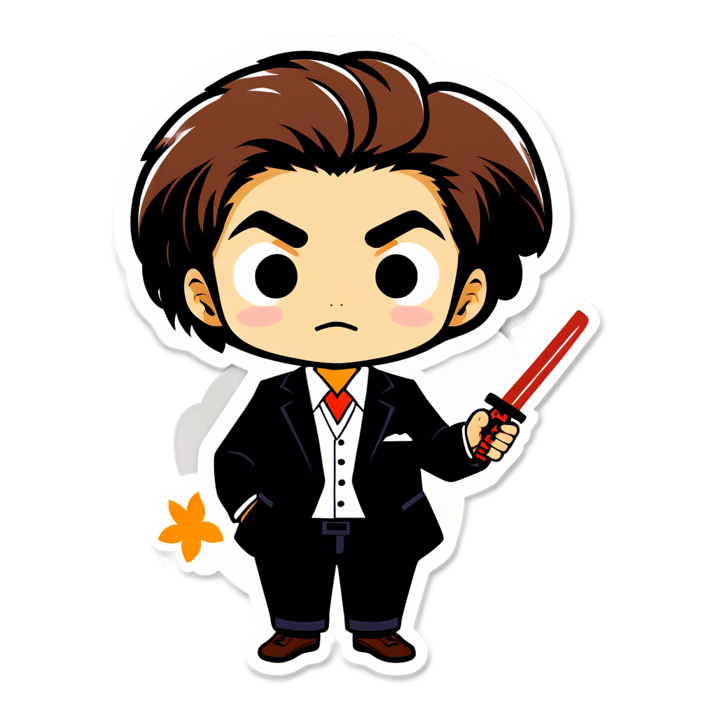 Cute Yakuza Sticker